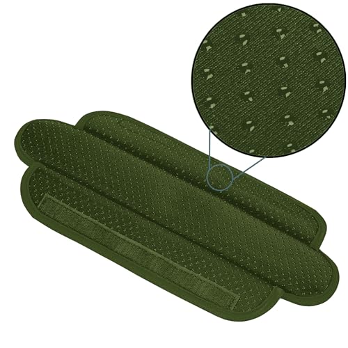 ZINZ Ultra Thick & Breathable Universal Shoulder Pad Cushion for Bag - Long & Comfort - color: Army Green