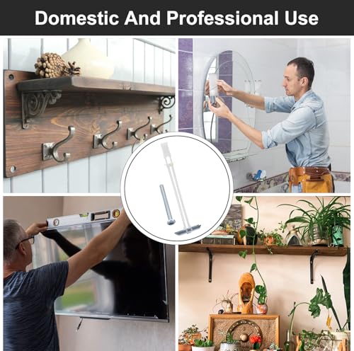 Drywall Anchor with Included Bolts for 3/16”-24, Heavy Duty Hollow Drywall Anchors for TV Mounting Kit, Stainless Steel Hollow Wall Anchors Holds up to 240 lbs Each in 1/2-in Drywall-14 Pack - size: 3/16"-24：Pack of 14