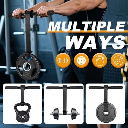 Forearm Strengthener & Forearm Exerciser, Wrist Roller with PVC Anti-Slip Grip Handles, Forearm Strength Trainer with Ultra-Strong Nylon Webbing for Wrist and Forearm Strength Training