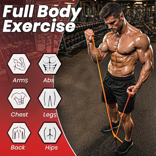 Pull Up Assistance Bands Set for Men & Women – Resistance Bands for Workout, Exercise, Body Stretching, Muscle Training, and Physical Therapy