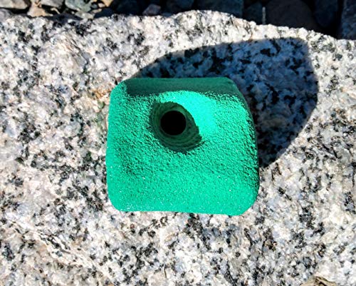 Slopey Jugger Polyurethane Bolt-On Rock Climbing Wall Hand Hold - color: Green