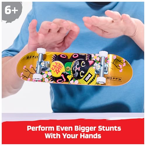 TECH DECK DGK Handboard, Authentic Mini Skateboard | 9x Larger than a Fingerboard, Hands Only, Authentic Graphics, Die-Cast Trucks, Skateboard Gifts for Kids & Collectors Ages 6+ - style: DGK