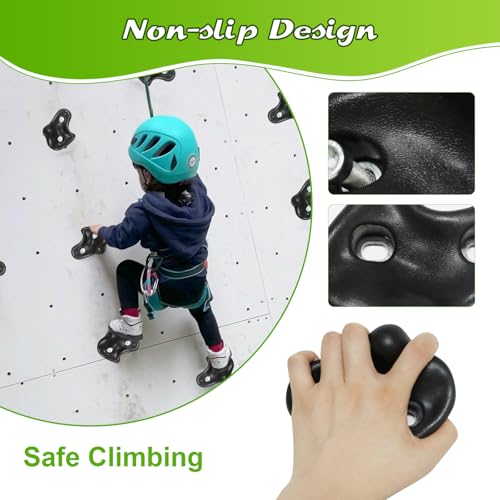 20PCS Rock Climbing Holds for Kids Climber,Extra Large Adult Rock Climbing Stones,Wall Stones with Screw Pad and Nut for Outdoor Indoor Climbing Frames Children Playground