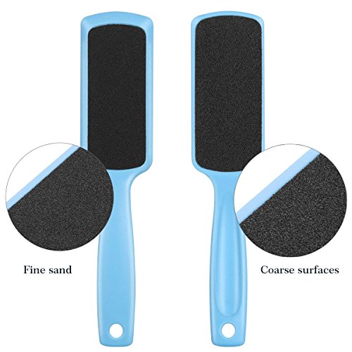 3 Pcs Foot File Callus Remover, Stainless Steel Foot Rasp and Double Sided Heel Files Foot Scrubber for Dead Skin, Hard Cracked Heels & Rough Feet