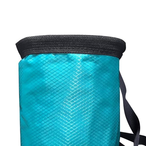 Waterproof Magnesia Sack with Belt Climbing Chalk Bag Magnesia Powder Pouch for Mountaineering Travel Sports Fitness Golf - color: Blue