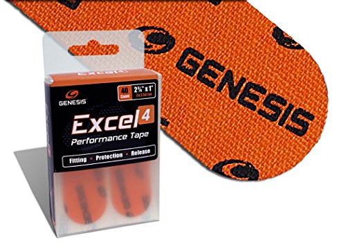 Genesis Excel Performance Tape - Fitting & Protection Finger Tape for Bowlers - color: #4 - Orange
