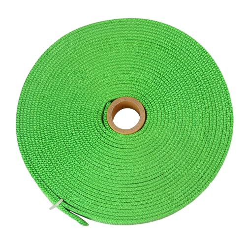 SEPEAK 1 inch Nylon Tubular Webbing UIAA Certified 1pc,Green,10 Yard | 20kN/4500lbs Heavy Duty Webbing Straps fo Outdoor Climbing, Rescue, Firefighting, Hanging, Rigging - color: Green, size: 1 inch x 10 yard