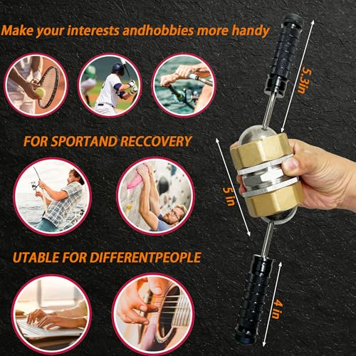 3D Forearm Exerciser,Adjustable Resistance Arm Exerciser, Precisely Targets Hand Grip Strength,Forearm, Wrists and Shoulder Muscles, Portable Home Forearm Workout 1