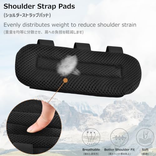 Wide Replacement Shoulder Strap Adjustable Crossbody Canvas Webbing for Messenger Bag Laptop Computer Bag - color: #4 Black
