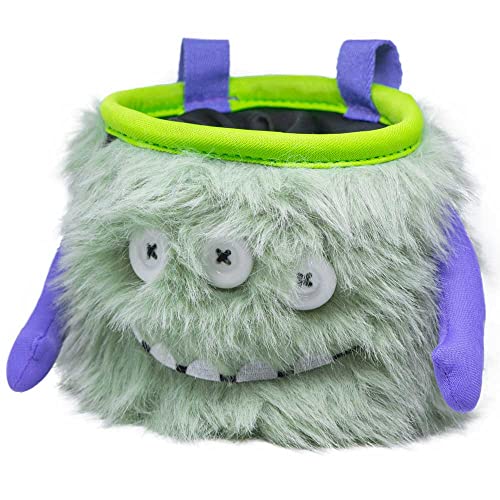 8BPLUS Chalk Bag for Climbing, Bouldering, Belt and Giftbox Included - Wide Opening - Brush Holders, for Left & Right Handers (Marty)