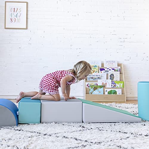 ECR4Kids SoftZone Climb and Crawl Playset, Building Blocks, Contemporary, 5-Piece - color: Contemporary