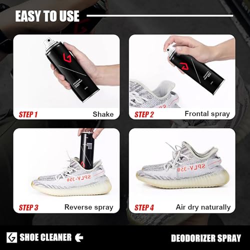 GOTO Shoe Deodorizer Spray 6.76Fl oz, Fit for Shoes Odor, Sneakers, Boots, Suede and Nubuck