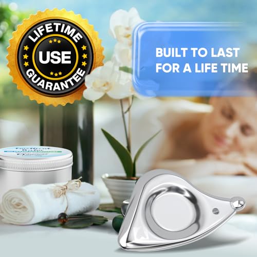 Myofascial Releaser Compact Muscle Scraper Tool – 304 Stainless Steel Portable IASTM & Gua Sha Scraping Instrument with Ergonomic Grip for Manual Bodywork and Massage Techniques - color: Micro Tool