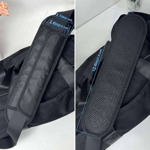 FIEIL Extra Thick Shoulder Strap Pad, Universal Replacement Shoulder Pad, for Shoulder Bags, Guitar Strap, Detachable Shoulder Strap Pad Pads Help Relieve Shoulder Pain(Sandwich Mesh) - size: Sandwich Mesh