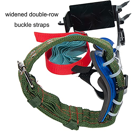 Litong Tree Climbing Gear 2 Pack Stainless Steel Spikes Outdoor Tool | Perfect for forestry work, hunting, trimming and fruit harvesting, offering stable support for various climbing tasks