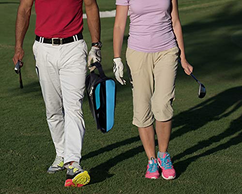 Golf Shoes Bag, Golf Shoe Bag Men, Travel Shoes Bags Zippered Sport Shoes Bag (Sky-Blue) - color: Sky-Blue