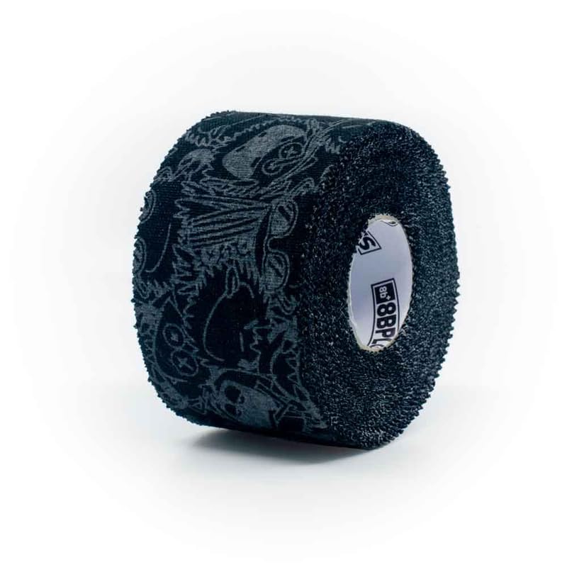 8BPlus Bouldering Rock Climbing Finger Tape, Cotton Material, 1.5 inches (38 mm) x 32.8 feet (10 m) - color: Black