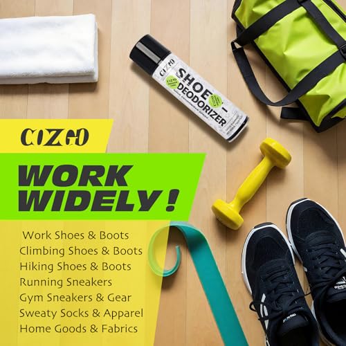 COZGO Shoe Cleaner kit with Shoe Deodorizer Spray