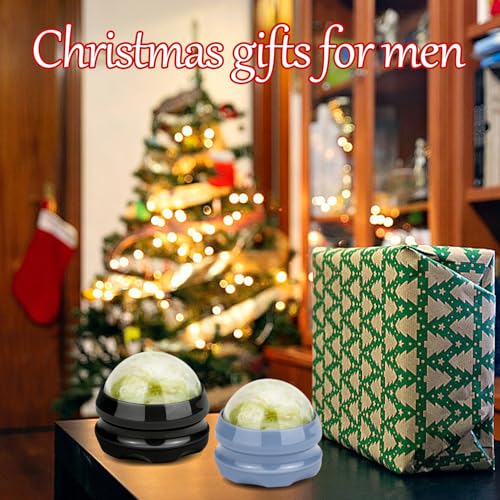 ideayard Massage Stone Jade Ball for Full Body Massage Lacrosse Ball Massager, Back Massage Tool, Self Massage Ball for Sore Muscle - color: Blue