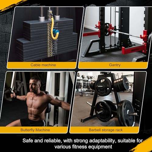 EVERYMATE Weight Stack Pin, Gym Pins for Weight Stack Machine, Weight Stack Extender Pin for Commercial Gym and Home Gym, Strength Training Equipment Attachments - color: ‎Dia:10mm Length:110mm
