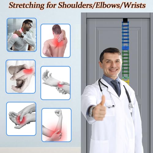 Shoulder Pain Relief Wooden Finger Ladder, Hand Therapy Ladder for Rehabilitation, Physical Therapy Equipment for Shoulders, Fingers, and Joints, Ideal for Chronic Muscle Pain Recovery