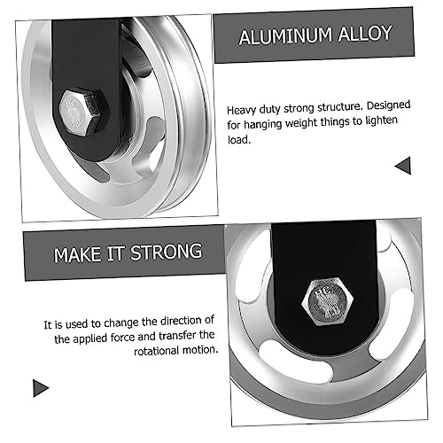 OUNONA 1pc Silent Gym Bearing Lifting Pulley System for Strength Training Ultra-Silent Bearing Heavy-Duty Smooth Rope Suitable for Home Gym and Fitness Equipment