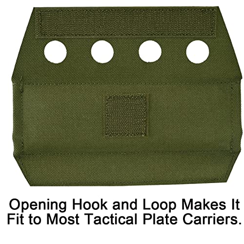 2 Pack Vest Shoulder Pads Fit 2" Shoulder Strap Comfort Soft Cushion Strap Pads Shoulder Strap pad Mesh Padded Lightweight for FCPC JPC Vests Sling Bags - color: Ranger Green