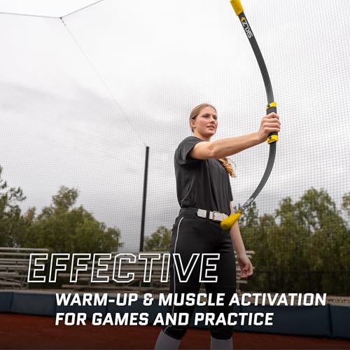 SKLZ Shoulder Bow Dynamic Resistance Training Tool with Fiberglass Blades for Shoulder Stability and Strength – Ergonomic Handle, Portable 3-Piece Design for Easy Transport – Includes Training Guide