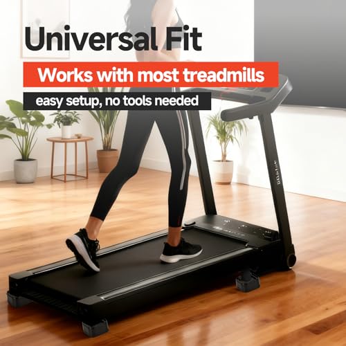 4-Pack Treadmill Incline Riser Blocks - color: Black
