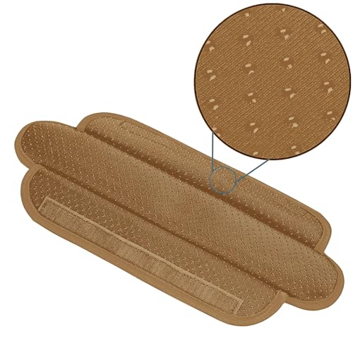 ZINZ Ultra Thick & Breathable Universal Shoulder Pad Cushion for Bag - Long & Comfort - color: Khaki