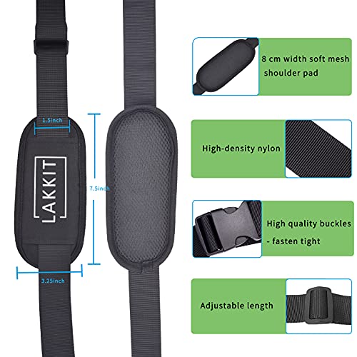 Adjustable Kick Scooter Shoulder Strap, Carrying Strap for Beach Chair, Carrying Shoulder Straps - color: Straps With Normal Buckle