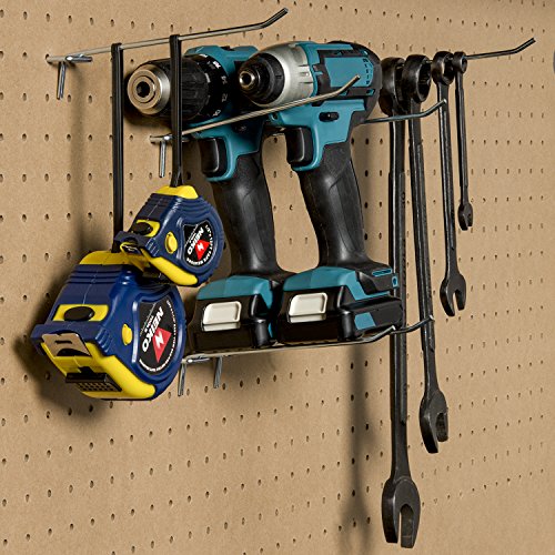 Neiko 53104A 8” Pegboard Hook Organizer Kit, 50 Pack, Hanging Hooks Set for Garage Organization, Great for Wall Hanging and Shelving, Tool Storage, Craft Organizing - size: 8" Pegboard Hooks