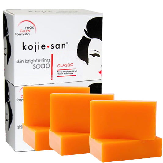 Kojie San Skin Soap - Original Kojic Acid Soap That Reduces Dark Spots, Hyperpigmentation, & Scars With Coconut & Tea Tree Oil -