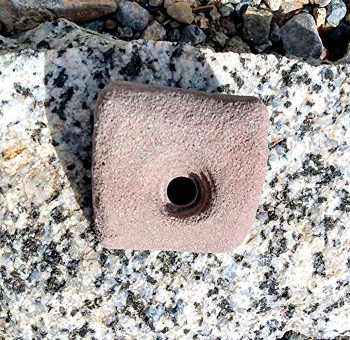 Slopey Jugger Polyurethane Bolt-On Rock Climbing Wall Hand Hold - color: Brown