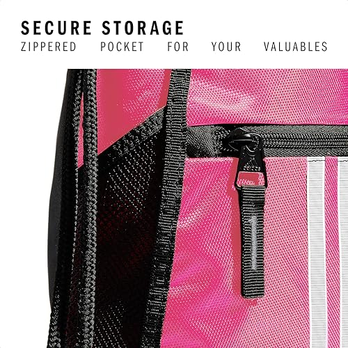 adidas Alliance Sackpack – Drawstring Backpack for Sports, Small Gym Bag, Team Shock Pink/2, OSFA - color: Team Shock Pink/2