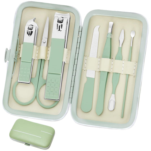 Manicure Set Business Gifts Handheld Sized, Nail Clippers Set Tools With Luxurious Manicure Set Professional Stainless Steel Tra