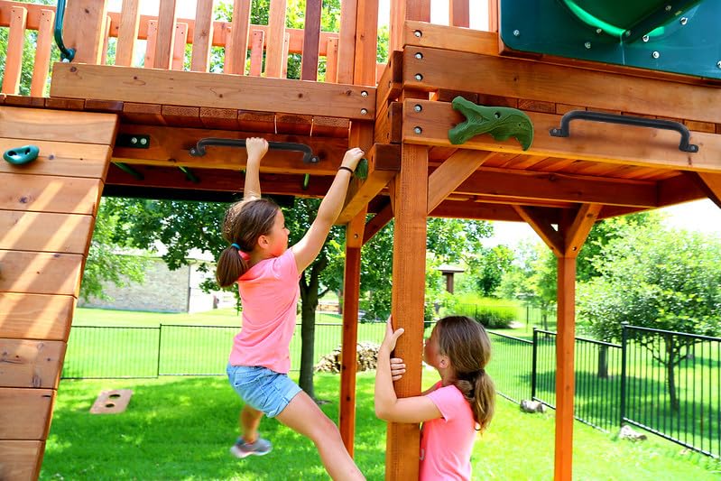 17 Inch Black Playground Handles Indoor Kids Monkey Bar Ladders 6Pcs | Heavy Duty Solid Metal, Non-Slip Matte Black Powder Coating, Comfy Secure Hand Grips for Playset Swing Set Climbing Frame - color: Black-6pack