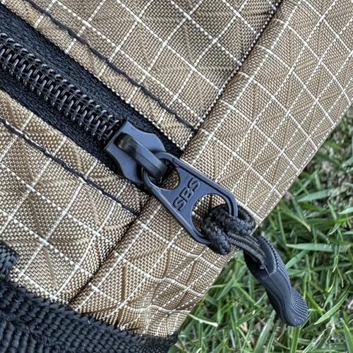 Climbing Chalk Bag with Zipper Pocket Climbing Chalk Bag Pouch with Waist Belt for Bouldering Weightlifting Powerlifting Gym Workout - color: Brown