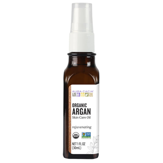 Aura Cacia Organic Skin Care Oil, Argan, 1-Fluid Ounce
