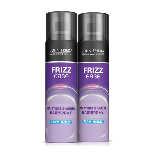 John Frieda Anti Frizz, Frizz Ease Hairspray Firm Hold, Heat Protectant Spray, Anti Frizz Hair Straightener,for Dry, Damaged Hai