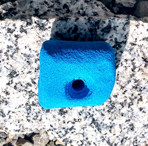 Slopey Jugger Polyurethane Bolt-On Rock Climbing Wall Hand Hold - color: Blue