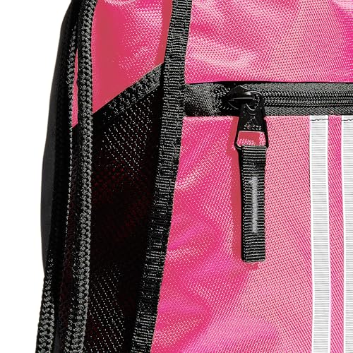 adidas Alliance Sackpack – Drawstring Backpack for Sports, Small Gym Bag, Team Shock Pink/2, OSFA - color: Team Shock Pink/2