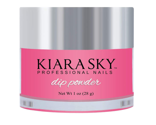Kiara Sky Nail Dipping Powder Glow Collection 1 Oz, Flamin-Glo