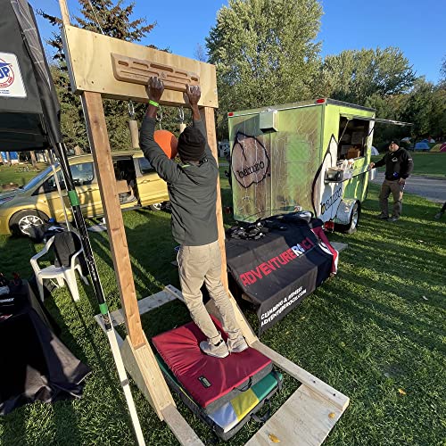USA-Made Wood Hangboards - The Ultimate Wooden Rock Climbing Hangboards/Fingerboards - style: Buddyboard Plus