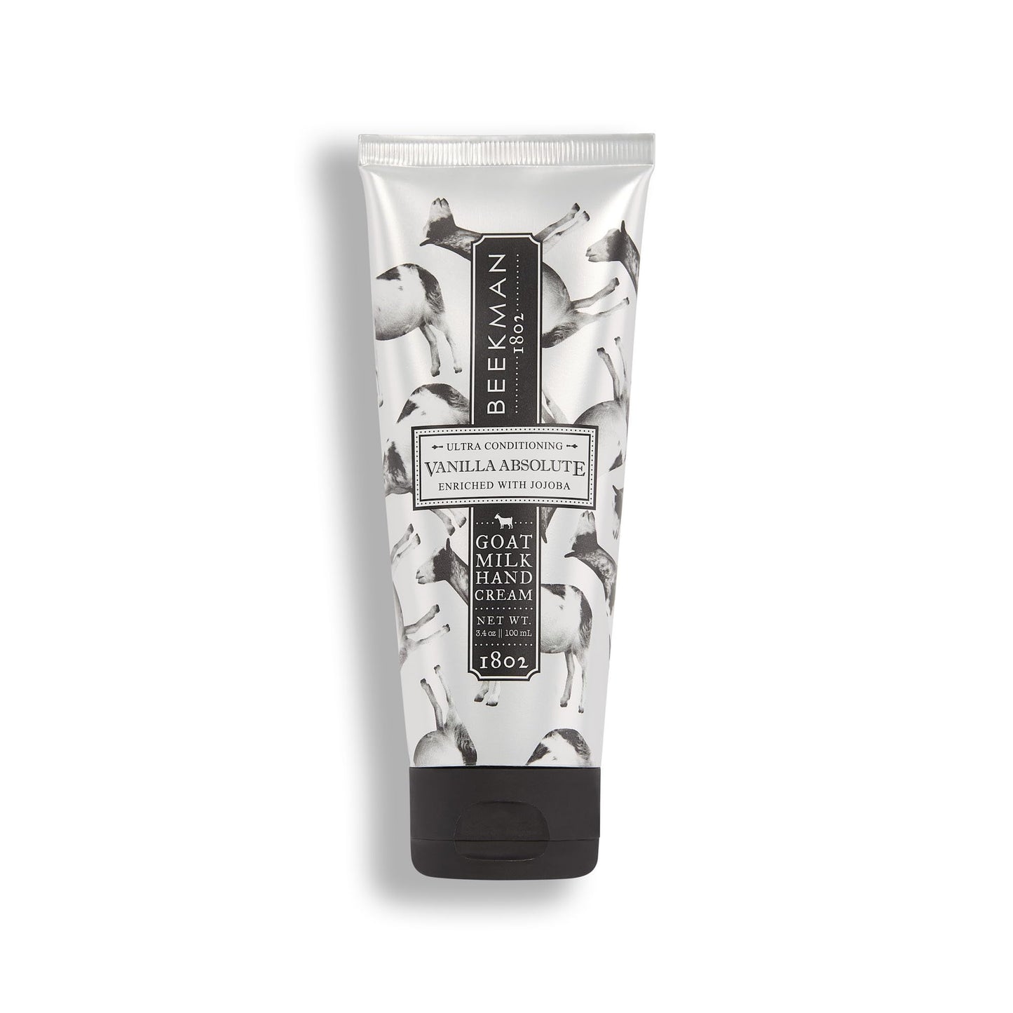 Beekman 1802 Pure Goat Milk Hand Cream, Vanilla Absolute - Scented - 3.4 Oz - Moisturizing Lotion For Dry Skin - Anti-Aging Hydr