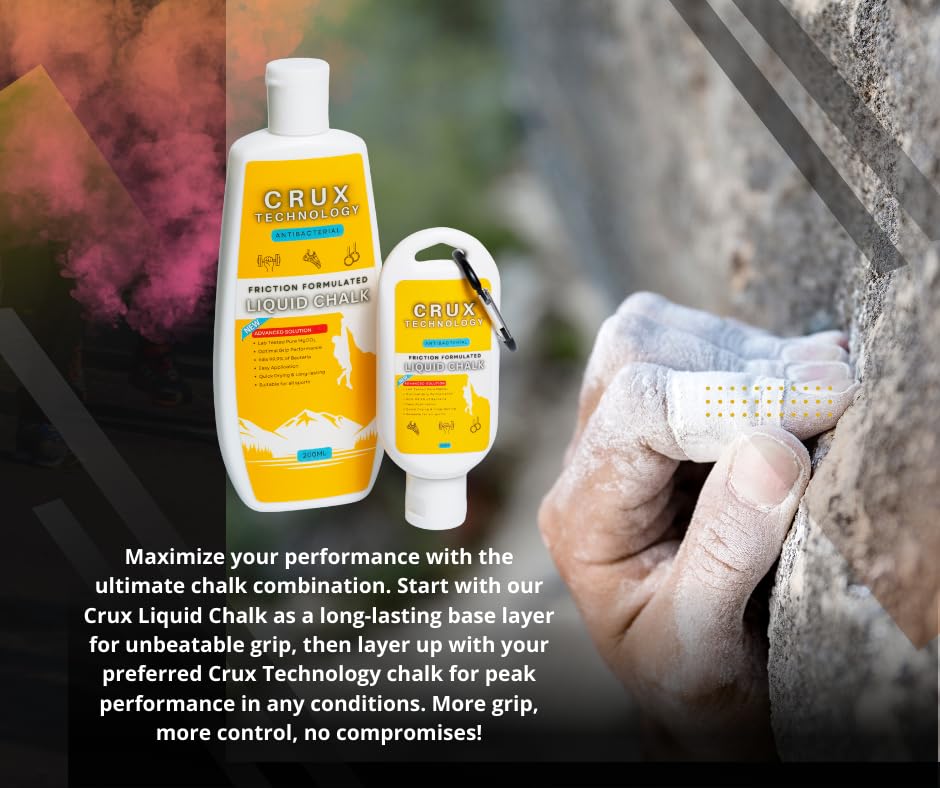 Crux Technology Sports Chalk for Rock Climbing 100% Magnesium Carbonate - style: Chunky Blocks