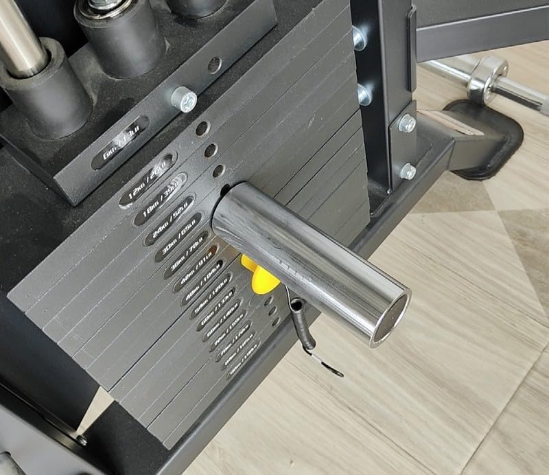 Magnetic Gym Stacked Weight Pin Cable Machine Weight Plate Extender (Length 80mm/3.15inch Diameter 10mm/0.39inch)