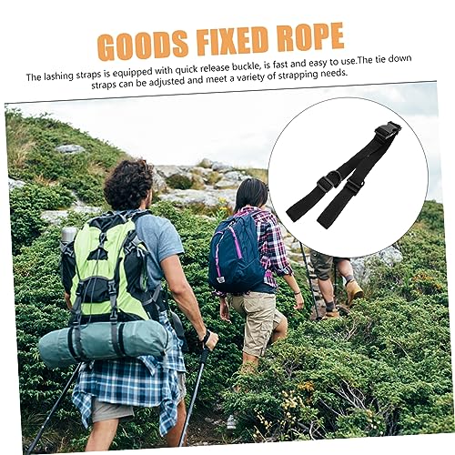 Toyvian Adjustable Quick Release Strap Buckle Sturdy Webbing Utility Straps for Cargo Tents and Yoga Mats with Convenient Fastening for Outdoor Activities