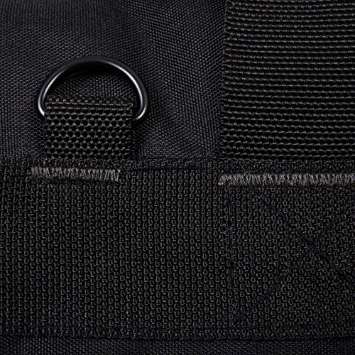K-Cliffs Tactical Range Duffel Heavy Duty Large Gear Duffle Durable Quality Travel Sports Gym Equipment Bag Military Molle with Lockable Zippers with US Flag Patch 33 Inch Black - size: 33 Inch Black
