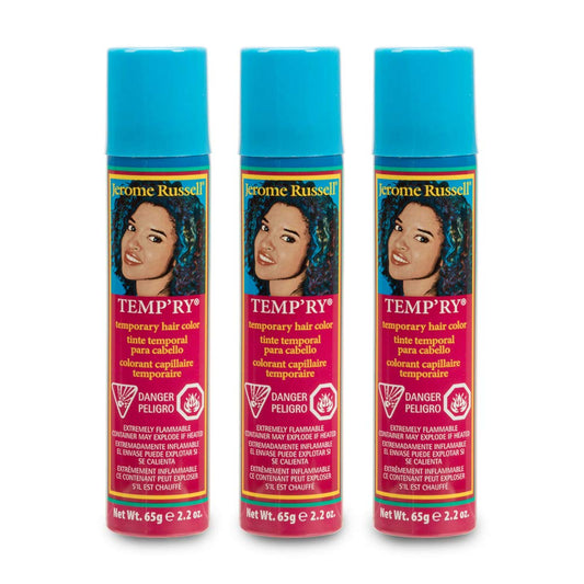 Jerome Russell Temp'Ry Spray-On Silver Hair Color, 2.2Oz X 3 Pack